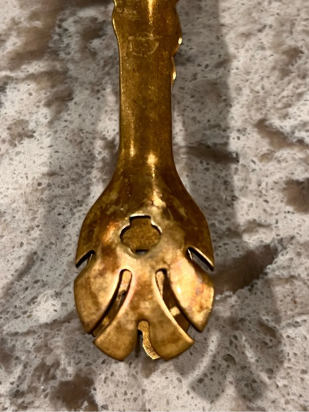 Mid-Century Brass Sugar Tongs- VINTAGE